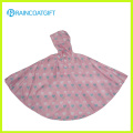 Cute Pink Polyester Girls lluvia Poncho Rvc-102